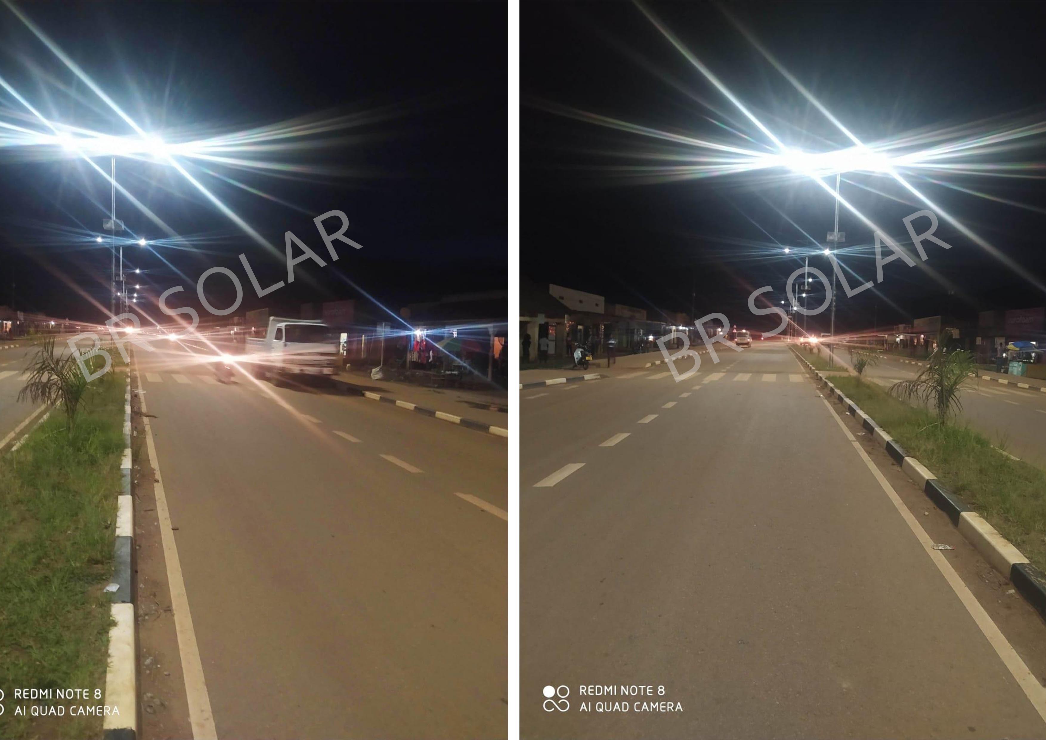 Solar Street Light in Uganda-Huizhouying industrial